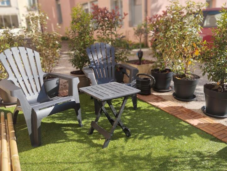 Maison De Village Appartement Rdc Avec Terrasse Gy Esterno foto